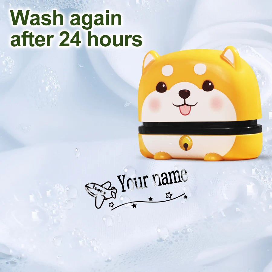 Stampee Shiba stamp - wash durability