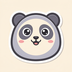 Panda character mascot